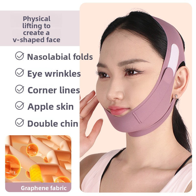 Face lifting mask contouring design