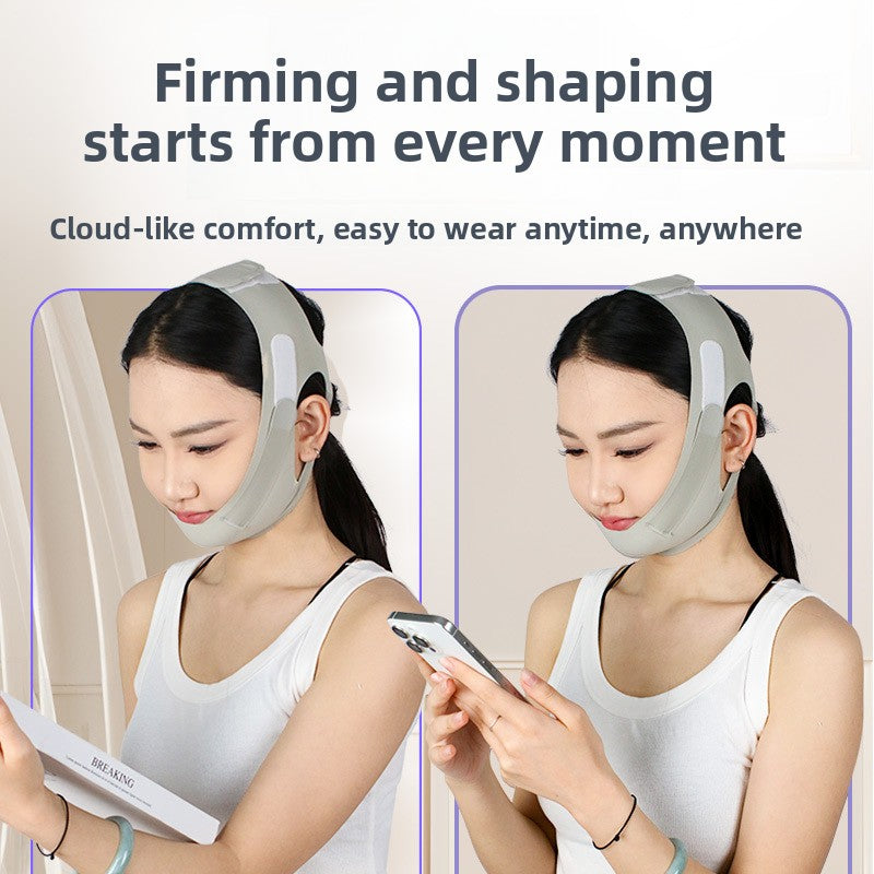 Face lifting mask packaging front view