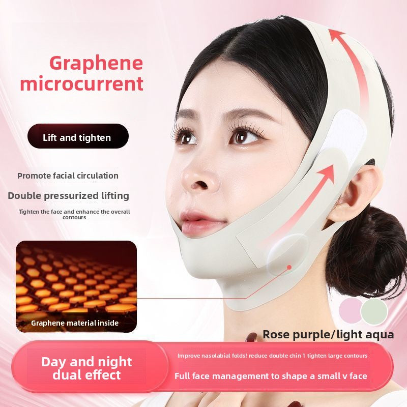 Face lifting mask contouring design