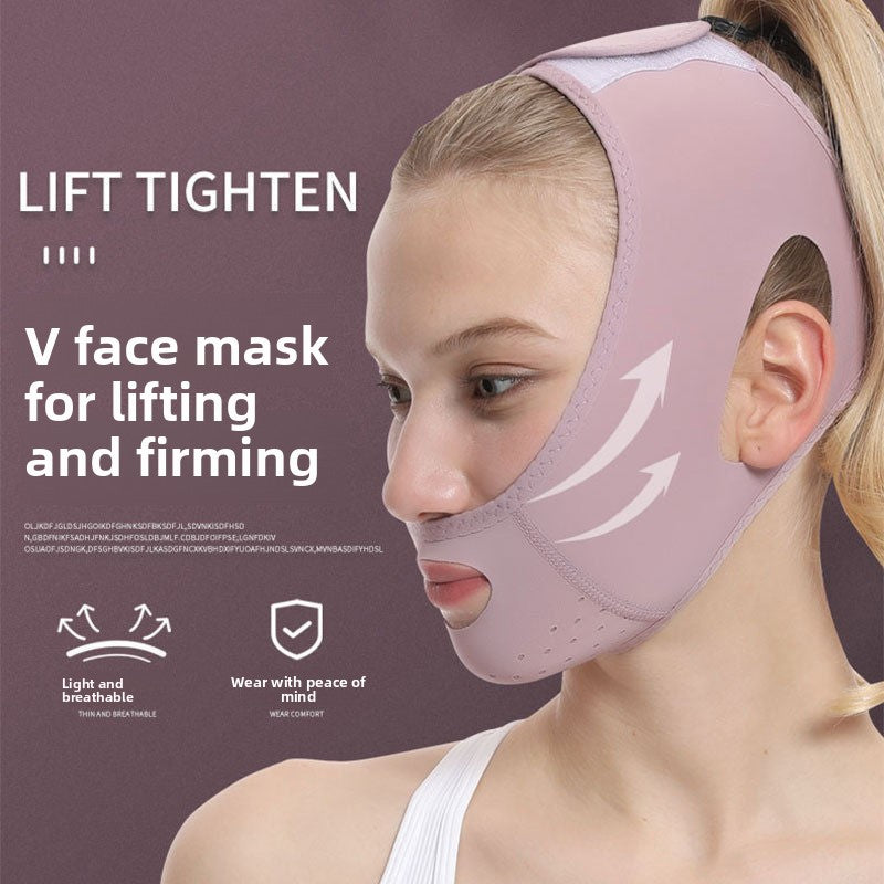 Face lifting mask packaging front view
